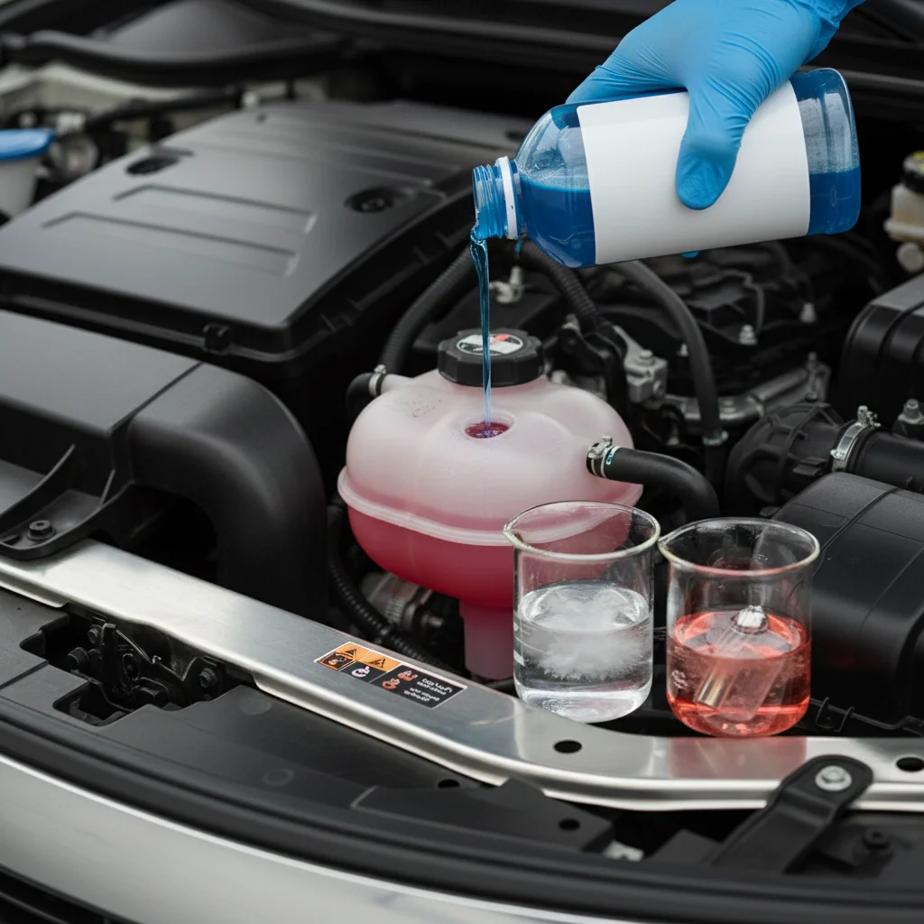 مکمل ضدیخ و سیستم خنک‌کننده خودرو