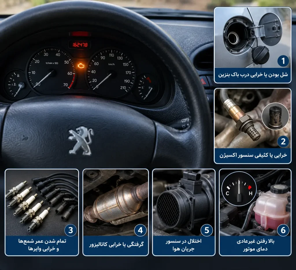 چراغ چک خودرو